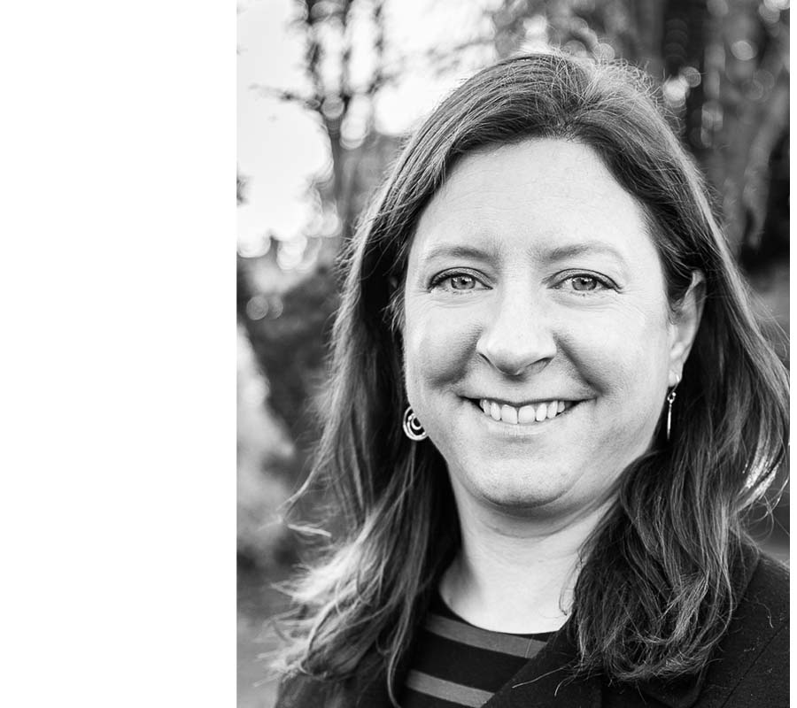 Photo of Anna Bomford smiling at camera